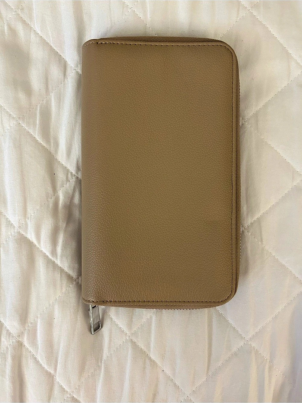 Christina Loves Planning Sienna Zipper Binder Brown Wallet